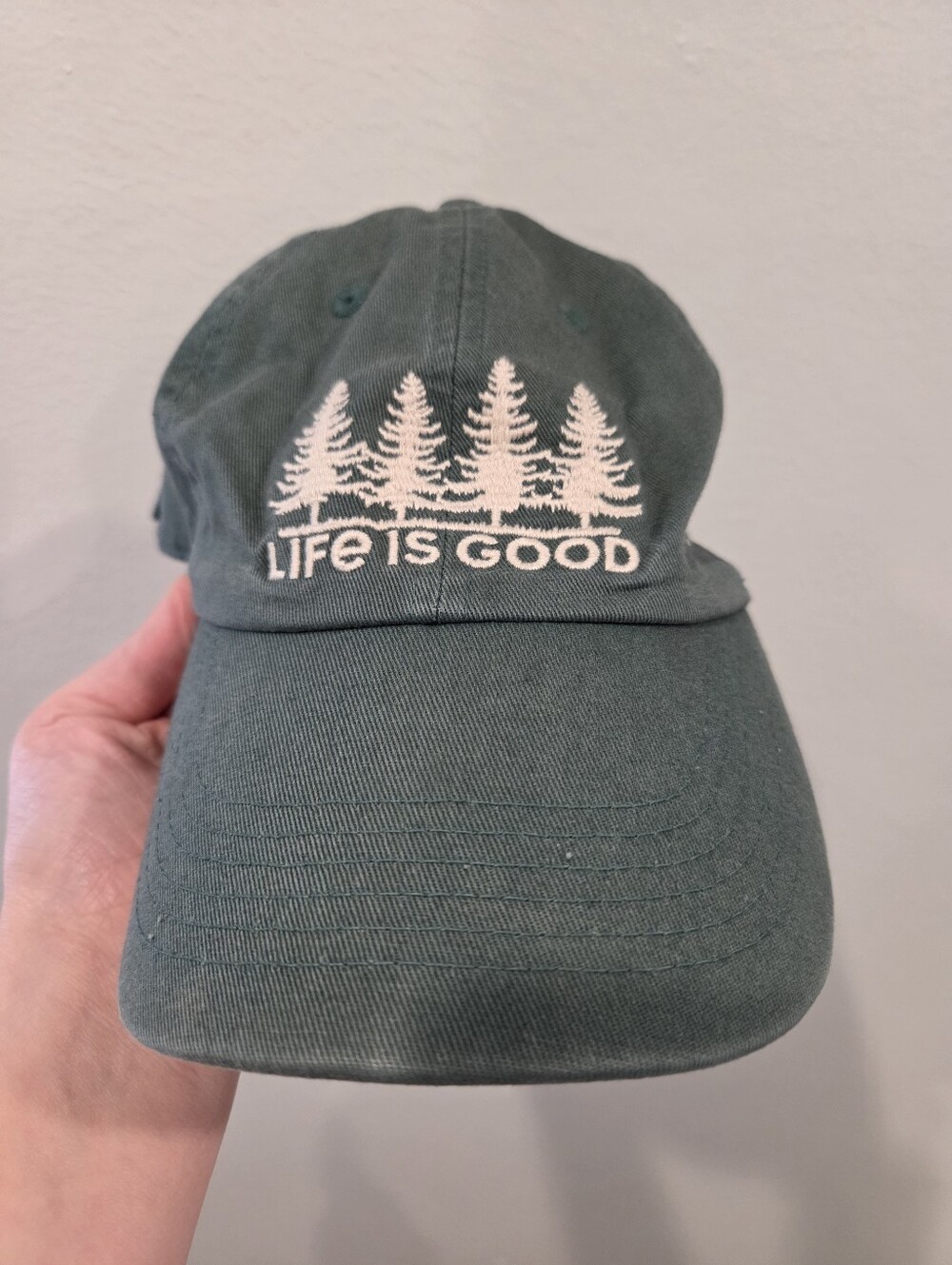 Life Is Good Green Hat